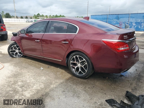 2016 Buick LaCrosse Sport Touring with VIN 1G4G45G31GF173061, listed as a Copart auction lot 71797394 with 0 mi miles and Salvage Title. Bid and sale history available at carsss.com. Image 2.