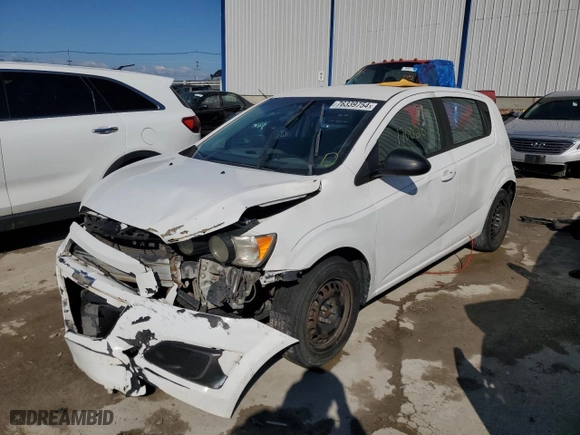 2014 Chevrolet Sonic LS with VIN 1G1JA6SH0E4134989, listed as a Copart auction lot 76339754 with 170,020 mi miles and Non Repairable. Bid and sale history available at carsss.com. Image 1.
