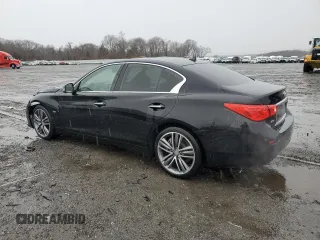 2017 Infiniti Q50 Premium with VIN JN1EV7AR2HM841483, listed as a Copart auction lot 49384005 with 87,181 mi miles and Salvage Title. Bid and sale history available at DreamBid. Image 2.