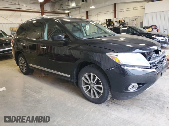 2013 Nissan Pathfinder SL with VIN 5N1AR2MN2DC670743, listed as a Copart auction lot 53782225 with 153,769 mi miles and Non Repairable. Bid and sale history available at DreamBid. Image 4.