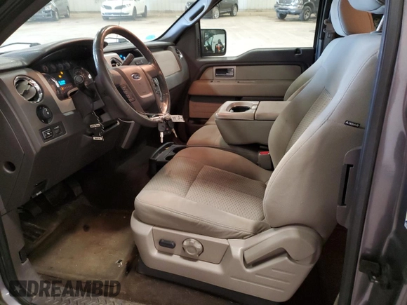 2009 Ford F-150 XL with VIN 1FTPX14V59FB27455, listed as a Copart auction lot 53054955 with 64,443 mi miles and Clean Title. Bid and sale history available at carsss.com. Image 7.