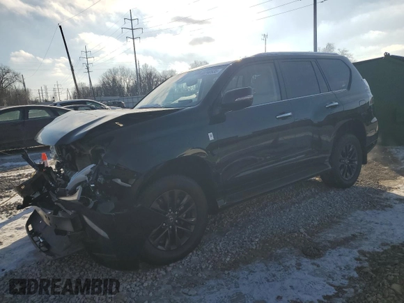 2023 Lexus GX with VIN JTJAM7BX2P5370792, listed as a Copart auction lot 88740935 with 10,725 mi miles and Salvage Title. Bid and sale history available at carsss.com. Image 1.