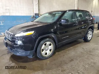 2017 Jeep Cherokee Sport with VIN 1C4PJLAB2HD224632, listed as a Copart auction lot 51549985 with 181,839 mi miles and Clean Title. Bid and sale history available at carsss.com. Image 1.