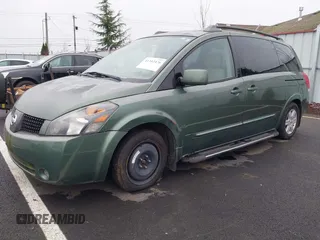 2004 Nissan Quest SL with VIN 5N1BV28U24N342146, listed as a IAAI auction lot 41312476 with 152,342 mi miles. Bid and sale history available at carsss.com. Image 2.