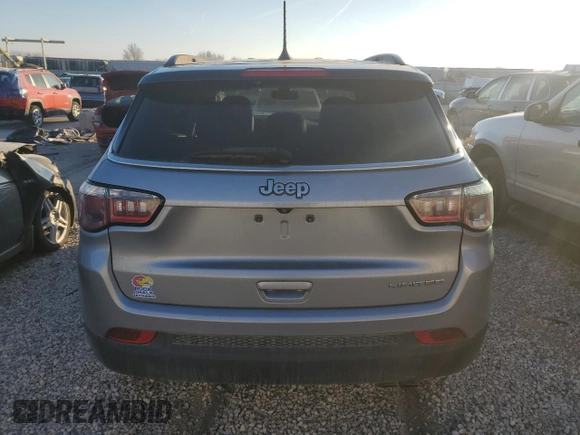 2020 Jeep Compass Limited with VIN 3C4NJCCBXLT165868, listed as a Copart auction lot 84525004 with 113,274 mi miles and Salvage title. Bid and sale history available at DreamBid. Image 6.