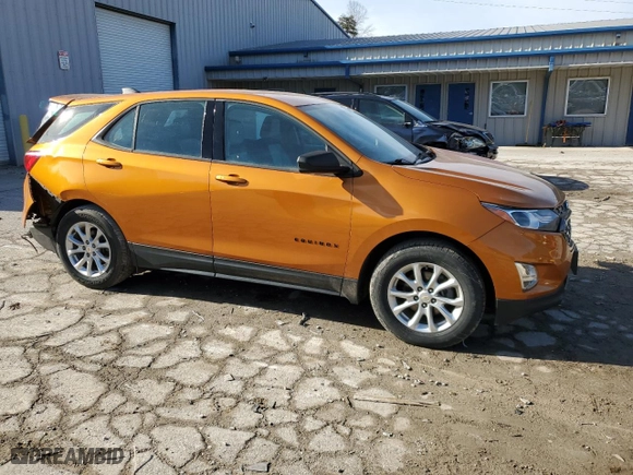 2019 Chevrolet Equinox LS with VIN 2GNAXHEV8K6108774, listed as a Copart auction lot 46528695 with 76,128 mi miles and Salvage Title. Bid and sale history available at carsss.com. Image 4.