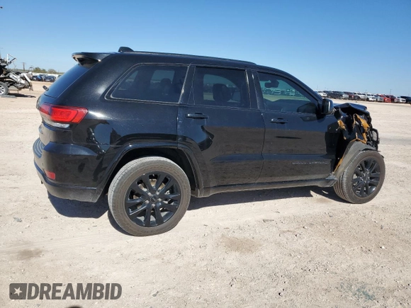 2019 Jeep Grand Cherokee Upland with VIN 1C4RJFAG9KC545229, listed as a Copart auction lot 80160454 with 87,993 mi miles and Salvage Title. Bid and sale history available at carsss.com. Image 3.