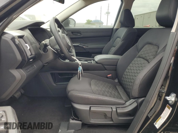 2024 Nissan Pathfinder S with VIN 5N1DR3AC5RC283701, listed as a Copart auction lot 50776655 with 1,504 mi miles and Salvage title. Bid and sale history available at DreamBid. Image 7.