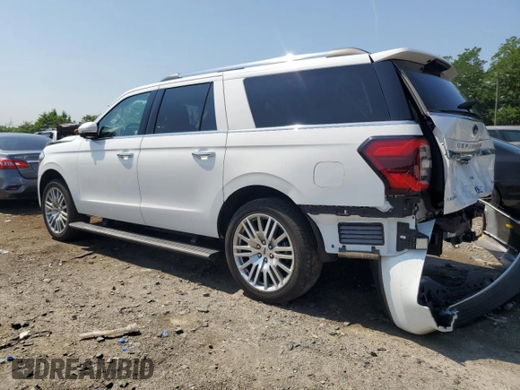 2024 Ford Expedition Max Limited with VIN 1FMJK2A80REA32893, listed as a Copart auction lot 62493855 with 32,254 mi miles and Non repairable. Bid and sale history available at DreamBid. Image 2.