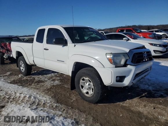 2013 Toyota Tacoma PreRunner with VIN 5TFTU4GNXDX050069, listed as a Copart auction lot 88549605 with 128,629 mi miles and Salvage Title. Bid and sale history available at carsss.com. Image 4.