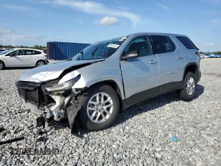 2022 Chevrolet Traverse LS with VIN 1GNERFKW0NJ156970, listed as a Copart auction lot 60605455 with 45,917 mi miles and Non repairable. Bid and sale history available at DreamBid. Image 1.