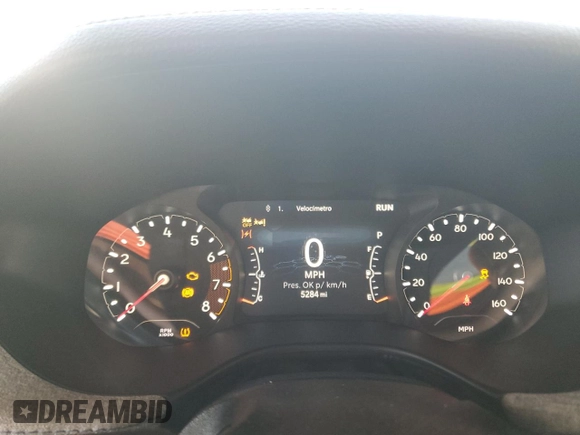 2024 Jeep Compass Sport with VIN 3C4NJDAN6RT135066, listed as a Copart auction lot 42750925 with 5,284 mi miles and Salvage Title. Bid and sale history available at carsss.com. Image 9.