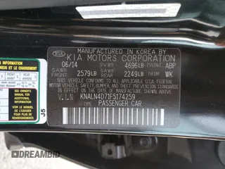 2015 Kia Cadenza Premium with VIN KNALN4D71F5174259, listed as a Copart auction lot 83925074 with 110,277 mi miles and Clean Title. Bid and sale history available at carsss.com. Image 12.