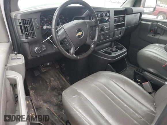 2021 Chevrolet Express Cargo with VIN 1GCWGAFP2M1217923, listed as a Copart auction lot 44116785 with 277,325 mi miles and Salvage title. Bid and sale history available at DreamBid. Image 8.