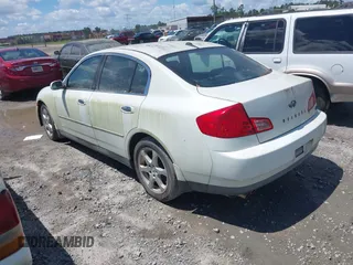 2004 Infiniti G35 w/Leather with VIN JNKCV51F44M717397, listed as a IAAI auction lot 42216675 with Not Provided miles and . Bid and sale history available at DreamBid. Image 3.