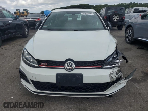 2020 Volkswagen Golf GTI S with VIN 3VW6T7AU9LM003439, listed as a Copart auction lot 69205594 with 52,272 mi miles and Salvage Title. Bid and sale history available at carsss.com. Image 5.