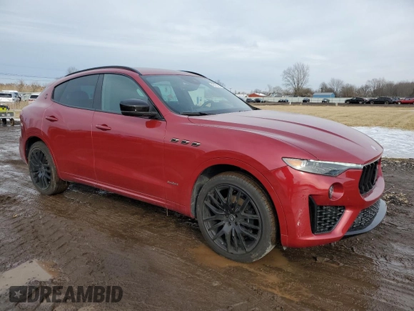2020 Maserati Levante GranSport with VIN ZN661XUS6LX343661, listed as a Copart auction lot 45470285 with 27,099 mi miles and Salvage Title. Bid and sale history available at carsss.com. Image 4.