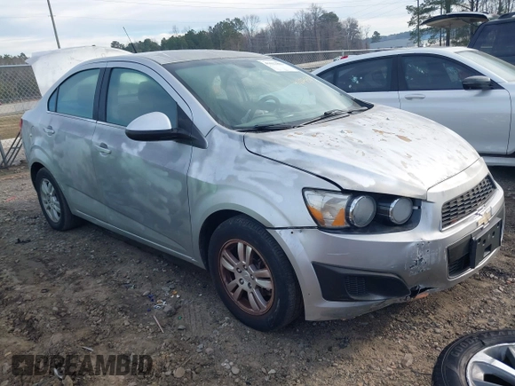 2013 Chevrolet Sonic LT with VIN 1G1JC5SH1D4205197, listed as a IAAI auction lot 41623803 with 153,666 mi miles and . Bid and sale history available at DreamBid. Image 1.