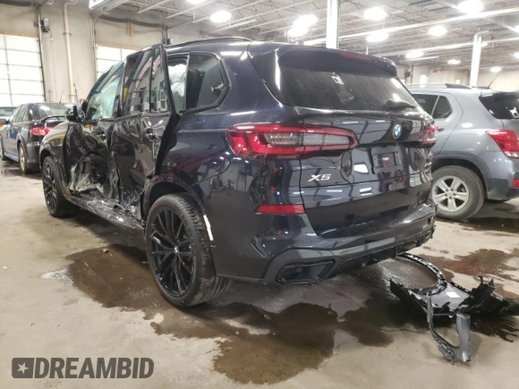 2022 BMW X5 xDrive40i with VIN 5UXCR6C01N9N35258, listed as a Copart auction lot 63497852 with 0 mi miles. Bid and sale history available at carsss.com. Image 3.