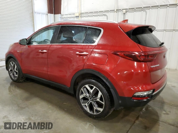 2020 Kia Sportage EX with VIN KNDPNCAC2L7703007, listed as a Copart auction lot 54276035 with 65,269 mi miles and Salvage title. Bid and sale history available at DreamBid. Image 2.