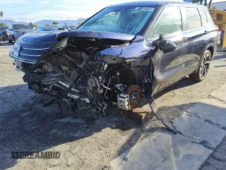 2024 Mitsubishi Outlander SE z VIN JA4J3VA8XRZ009191, wystawiony jako Copart lot #51102235 z przebiegiem 21 552 mil mil oraz Szkoda całkowita • Salvage title. Historia ofert i sprzedaży dostępna na DreamBid. Obrazek 1.