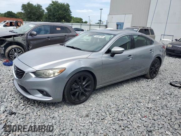 2014 Mazda 6 i Grand Touring with VIN JM1GJ1W66E1115121, listed as a Copart auction lot 54588795 with 188,951 mi miles and Salvage Title. Bid and sale history available at carsss.com. Image 1.