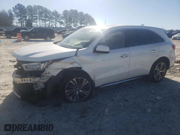 2019 Acura MDX Technology z VIN 5J8YD3H53KL007200, wystawiony jako Copart lot #86356664 z przebiegiem 152 880 mil mil oraz Szkoda całkowita • Salvage title. Historia ofert i sprzedaży dostępna na DreamBid. Obrazek 1.