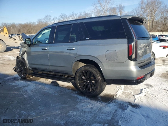 2023 Cadillac Escalade 4WD Sport Platinum with VIN 1GYS4GKL6PR314118, listed as a Copart auction lot 45509285 with 35,948 mi miles and Salvage Title. Bid and sale history available at carsss.com. Image 2.
