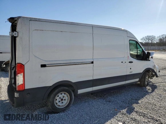 2019 Ford Transit z VIN 1FTYE2CMXKKB50333, wystawiony jako Copart lot #43558715 z przebiegiem Nie podano mil oraz Czysty tytuł • Clean title. Historia ofert i sprzedaży dostępna na DreamBid. Obrazek 3.