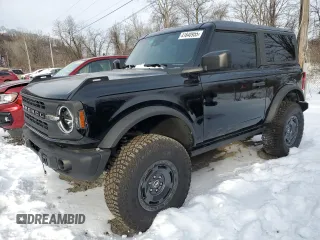 2023 Ford Bronco with VIN 1FMDE5AH2PLA91748, listed as a Copart auction lot 41840955 with 0 mi miles and Salvage Title. Bid and sale history available at carsss.com. Image 1.