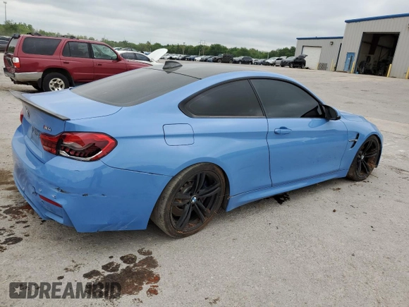 2015 BMW M4 with VIN WBS3R9C51FF708741, listed as a Copart auction lot 50314044 with 80,043 mi miles. Bid and sale history available at carsss.com. Image 3.