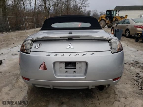 2008 Mitsubishi Eclipse GS with VIN 4A3AL25F68E040437, listed as a Copart auction lot 43521025 with 75,644 mi miles and Salvage Title. Bid and sale history available at carsss.com. Image 6.