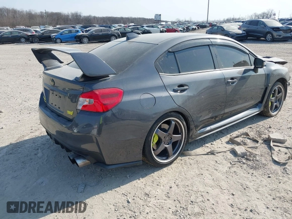 2021 Subaru WRX STI with VIN JF1VA2S69M9800819, listed as a IAAI auction lot 41779708 with 48,335 mi miles. Bid and sale history available at carsss.com. Image 4.