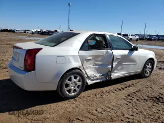 2007 Cadillac CTS with VIN 1G6DM57TX70101286, listed as a Copart auction lot 79245924 with 154,910 mi miles and Salvage Title. Bid and sale history available at carsss.com. Image 3.