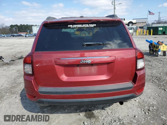 2017 Jeep Compass Sport with VIN 1C4NJCBB9HD170901, listed as a Copart auction lot 45993205 with 137,995 mi miles and Salvage Title. Bid and sale history available at carsss.com. Image 6.