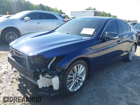 2021 Infiniti Q50 Luxe z VIN JN1EV7BP4MM706934, wystawiony jako IAAI lot #42079747 z przebiegiem 102 821 mil mil oraz . Historia ofert i sprzedaży dostępna na DreamBid. Obrazek 20.