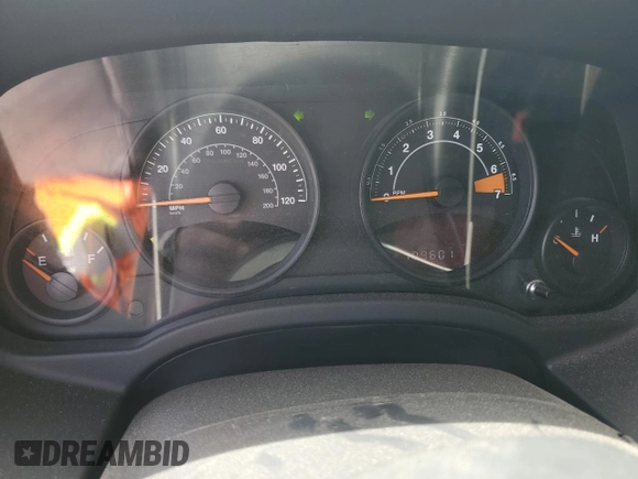 2016 Jeep Compass Sport SE with VIN 1C4NJCBA8GD649929, listed as a Copart auction lot 55960165 with 109,601 mi miles and Salvage title. Bid and sale history available at DreamBid. Image 9.