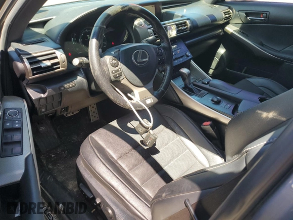 2016 Lexus IS 200t with VIN JTHBA1D24G5030119, listed as a Copart auction lot 56073835 with 138,998 mi miles and Salvage title. Bid and sale history available at DreamBid. Image 8.
