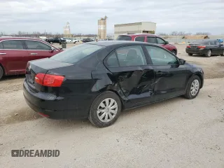 2014 Volkswagen Jetta Sedan S with VIN 3VW1K7AJ0EM333492, listed as a Copart auction lot 50310045 with 175,697 mi miles and Salvage Title. Bid and sale history available at carsss.com. Image 3.