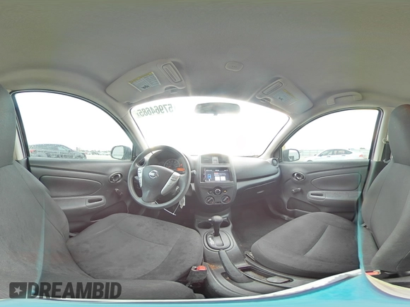 2015 Nissan Versa SV with VIN 3N1CN7AP0FL879386, listed as a Copart auction lot 57964685 with 119,321 mi miles and Salvage title. Bid and sale history available at DreamBid. Image 14.