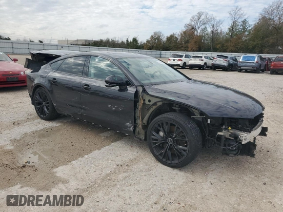 2016 Audi A7 3.0 Premium Plus with VIN WAUWGAFC2GN156855, listed as a Copart auction lot 38144594 with 85,049 mi miles. Bid and sale history available at carsss.com. Image 4.