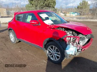 2017 Nissan Juke S with VIN JN8AF5MR5HT701611, listed as a IAAI auction lot 41698028 with 79,969 mi miles and . Bid and sale history available at DreamBid. Image 1.