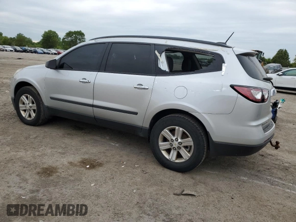 2017 Chevrolet Traverse LS with VIN 1GNKRFKD6HJ273538, listed as a Copart auction lot 57813645 with 126,396 mi miles and Non repairable. Bid and sale history available at DreamBid. Image 2.