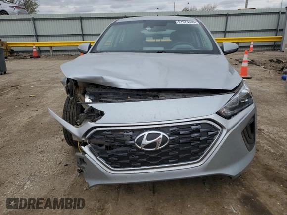 2022 Hyundai Ioniq Blue with VIN KMHC65LC0NU284899, listed as a Copart auction lot 51975395 with 96,100 mi miles and Salvage title. Bid and sale history available at DreamBid. Image 5.