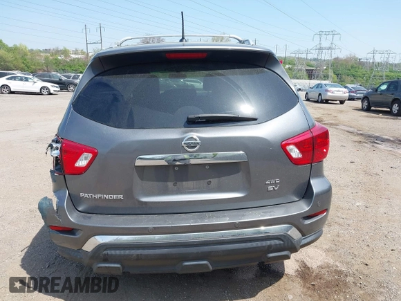 2018 Nissan Pathfinder SL with VIN 5N1DR2MM6JC631170, listed as a IAAI auction lot 42117981 with 84,149 mi miles and . Bid and sale history available at DreamBid. Image 17.