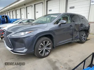 2022 Lexus RX 350L z VIN JTJHZKFAXN2037635, wystawiony jako Copart lot #55236345 z przebiegiem 48 942 mil mil oraz Szkoda całkowita • Salvage title. Historia ofert i sprzedaży dostępna na DreamBid. Obrazek 1.