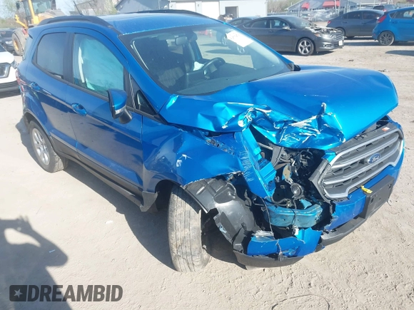 2019 Ford EcoSport SE with VIN MAJ3S2GE9KC280576, listed as a IAAI auction lot 42103070 with 50,018 mi miles and . Bid and sale history available at DreamBid. Image 1.