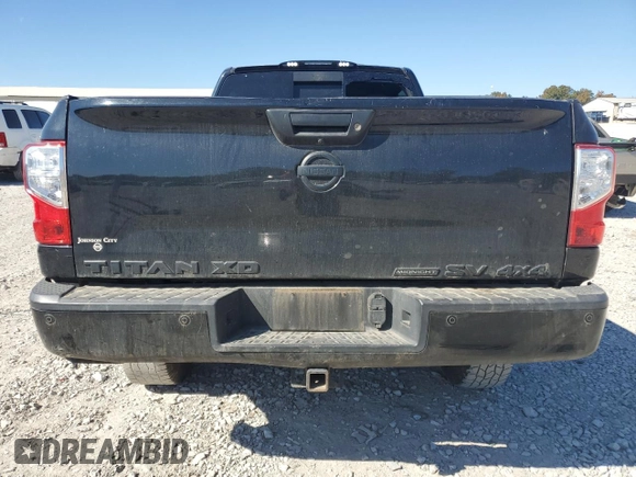 2019 Nissan Titan XD SV with VIN 1N6BA1F43KN513851, listed as a Copart auction lot 76808734 with 115,824 mi miles and Salvage Title. Bid and sale history available at carsss.com. Image 6.