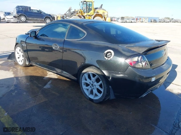2007 Hyundai Tiburon GT with VIN KMHHN66F87U259322, listed as a IAAI auction lot 41204907 with 79,379 mi miles. Bid and sale history available at carsss.com. Image 3.