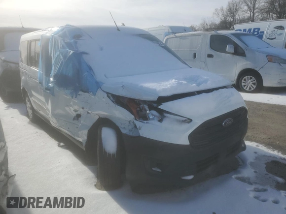 2022 Ford Transit Connect XL with VIN NM0GE9E23N1514695, listed as a Copart auction lot 82611814 with 84,124 mi miles and Salvage title. Bid and sale history available at DreamBid. Image 4.